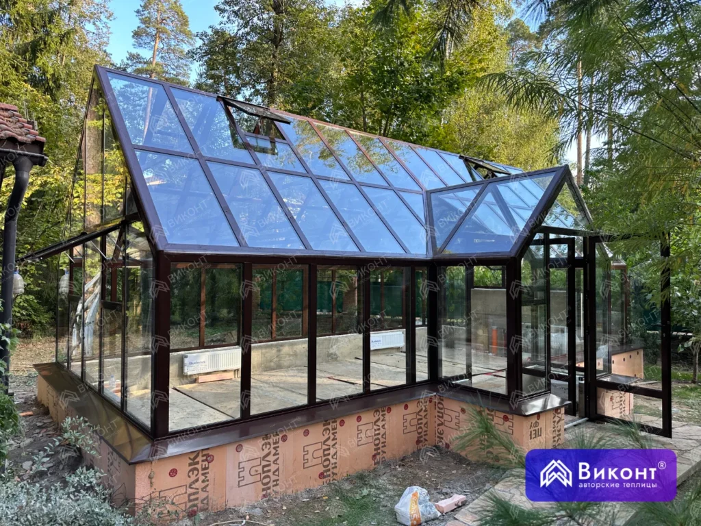№266 Теплица «Розалин» 45° 4×8 м с отоплением (Красногорск)