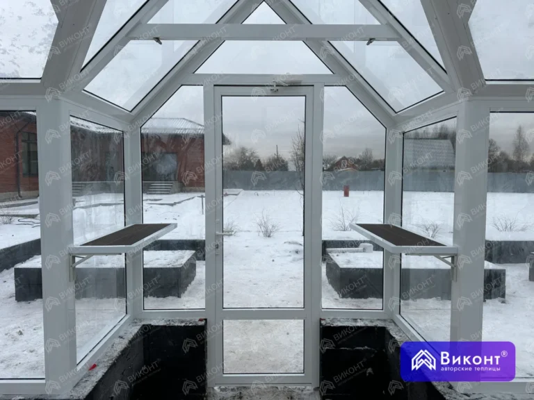 #368 Теплица «Розалин» 45° 3×6 м лето 9016 Орехово-зуево Рудино (4)