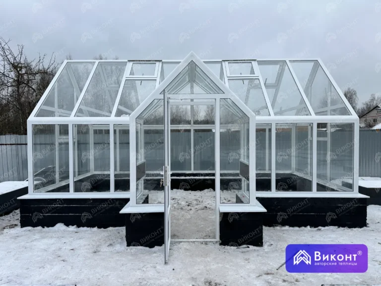 #368 Теплица «Розалин» 45° 3×6 м лето 9016 Орехово-зуево Рудино (8)
