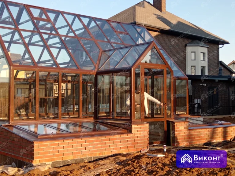 #439 Теплица «Розалин» 45° 4,5×6,75 м 8017 демисезон КП Ильичевка (10)