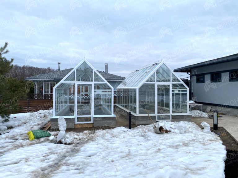 Две теплицы Фостер 2,8x6,6 м в КП Рождествено #164