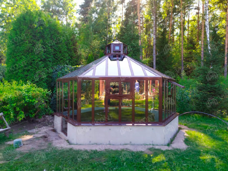 Шестигранная теплица для Евгения Дятлова в Санкт-Петербурге #T46-11