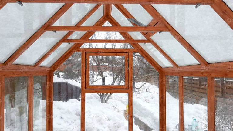 Теплица 2,2x4 м с сублимацией под дерево #100-4